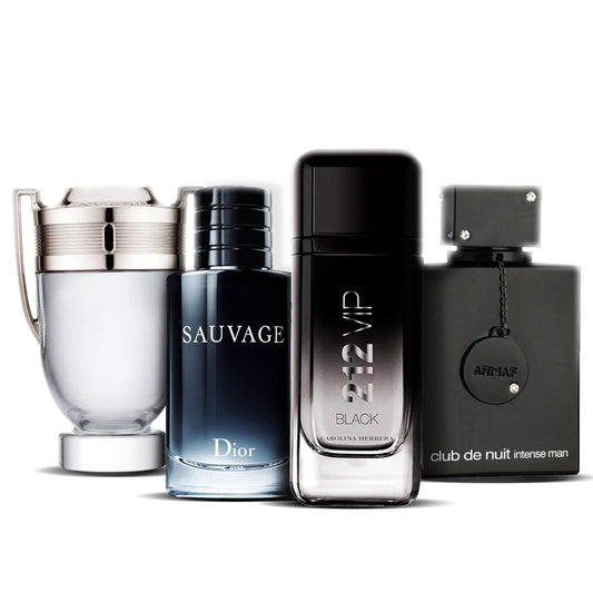 Set 4 Profumi | One Million Royal + 212 VIP Men + Sauvage Dior + Versace Eros 100 ml