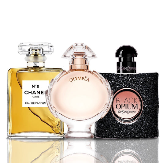 Set 3 Profumi | Black Opium + Chanel N°5 + Olympea 100 ml